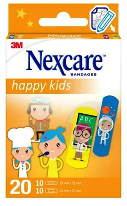 3M Nexcare Kids Plaster Assorted Yellow N0920PR 20 Pieces