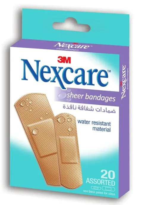 3M Nexcare Sheer Bandages Assorted 20 Pieces - view 1