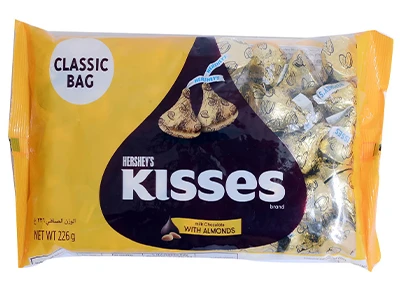 Hershey's Kisses Milk Almond With Chocolate 226G