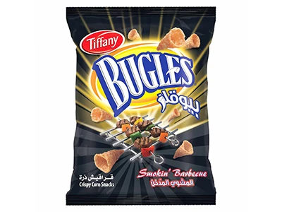 Bugles Smokin Barbeque Crispy Corn Chips 65G