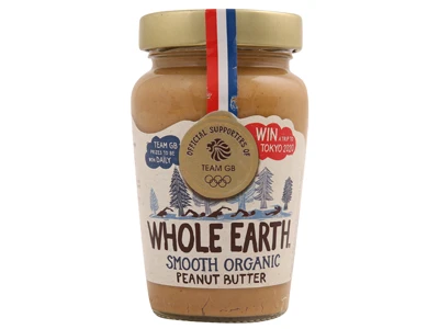 Whole Earth Organic Smooth Peanut Butter 340G