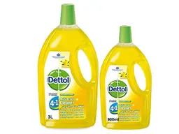 Dettol Lemon Multi Action Cleaner 4 In 1 3L+900ML Promo