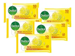 Dettol Anti-Bacterial  Skin Wipes 5X10'S Prm