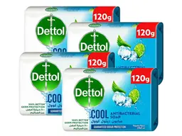 Dettol Cool  Soap Bar 4X120G Prm