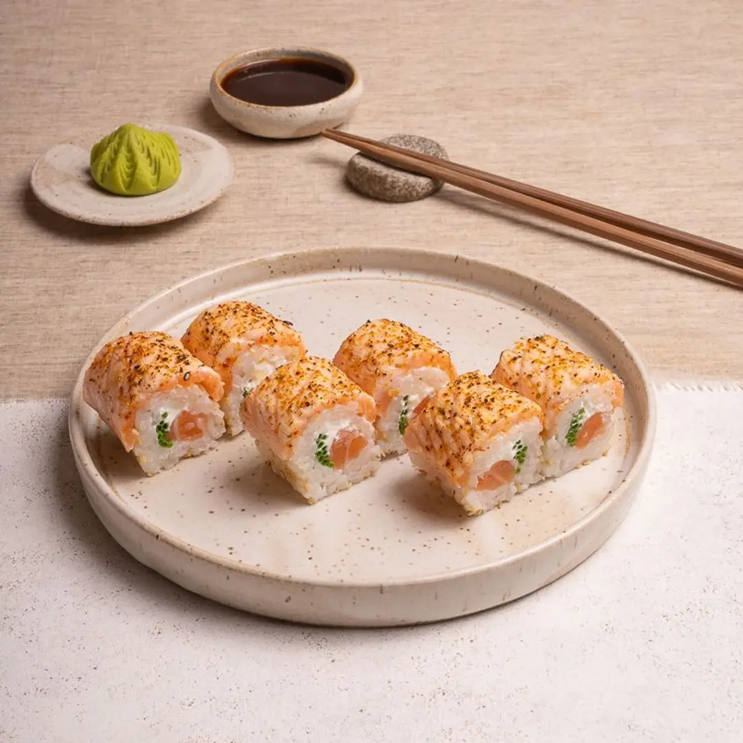 Salmon Aburi - 6 Pieces