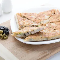 White Cheese with Olives Pie
