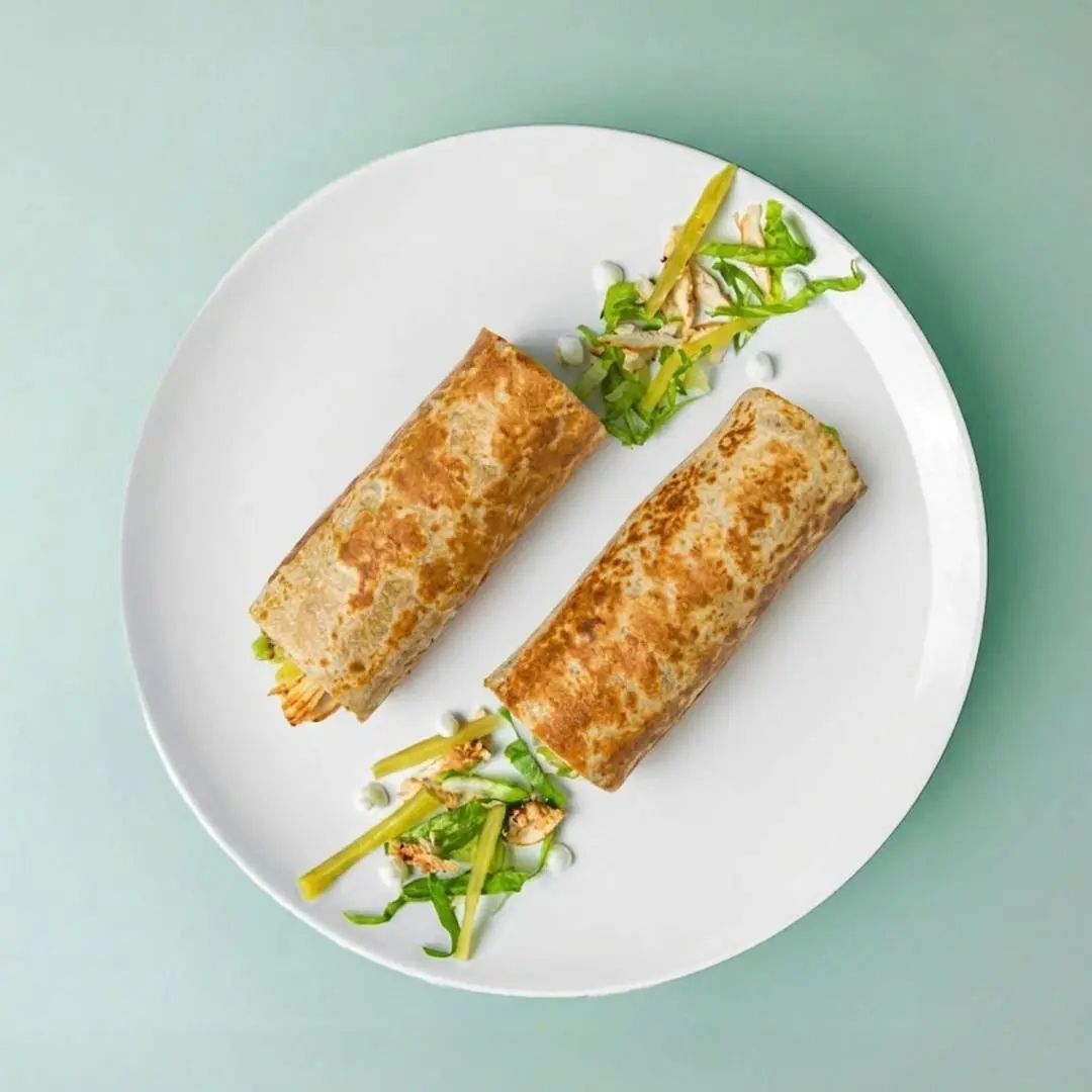 High Protein Chicken Shawarma Wrap