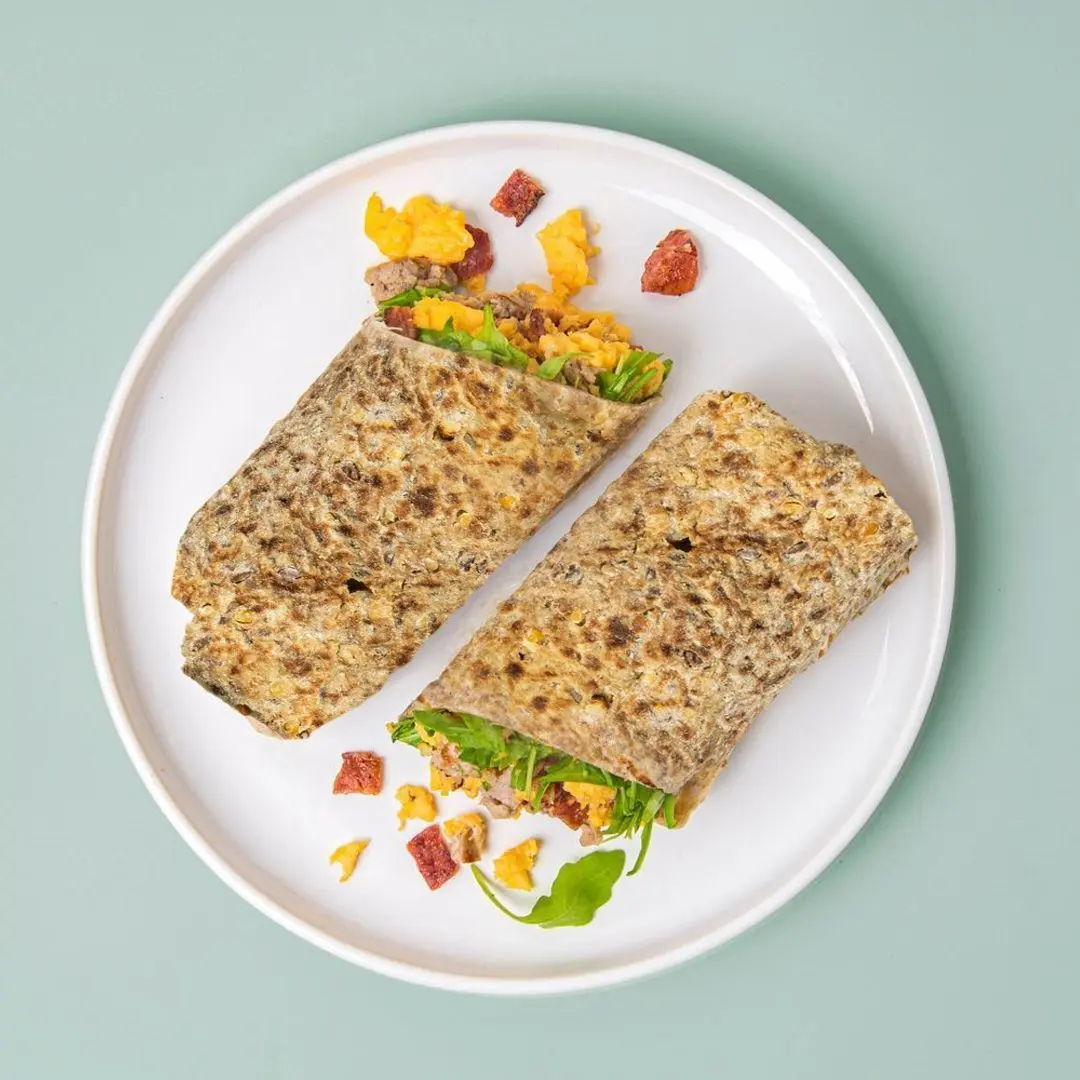 High Protein Breakfast Burrito
