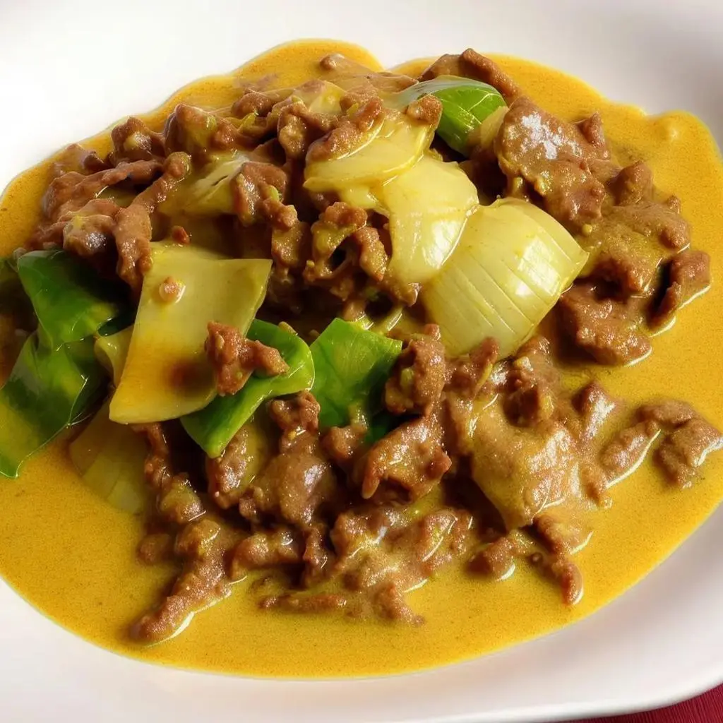 Lamb with Curry Sauce