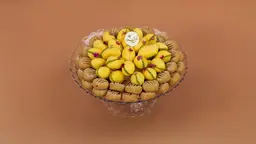 صينية اكريلك غريبة تمر و جوزية