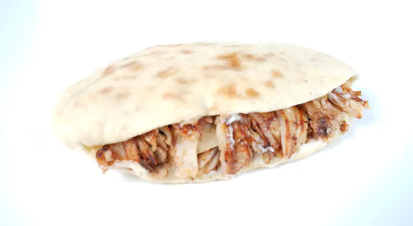 Chicken Shawarma Sandwich With Iraqi Bread