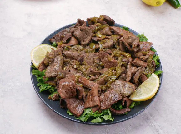 Order half a kilogram of Alexandrian liver