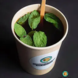شاي أحمر بالنعناع