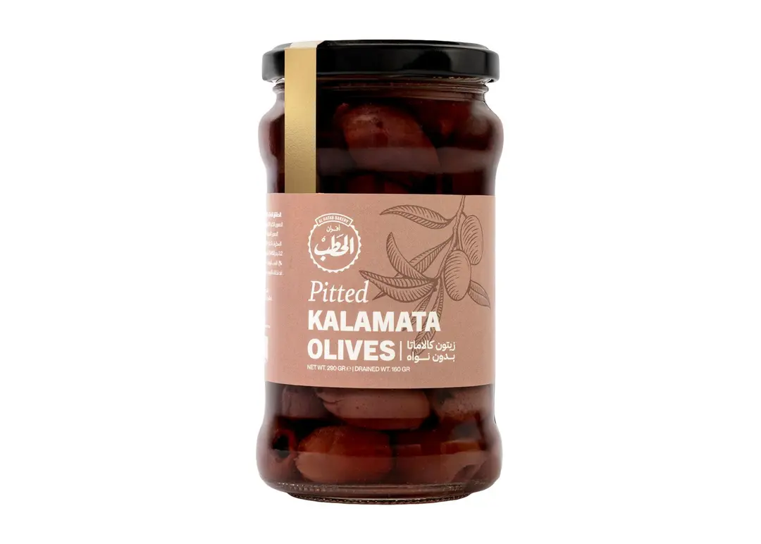 ALHATAB PITTED KALAMATA OLIVES 290G