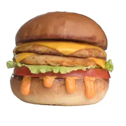 Double chicken burger