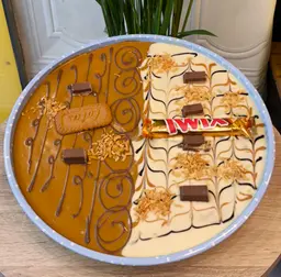 Twix Lotus Basbousa Tray