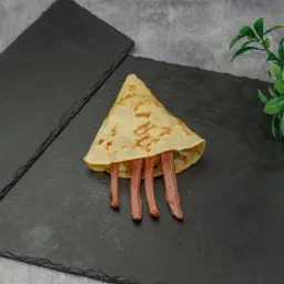 Sausage Crepe Sandwich