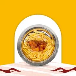 نص دجاج شواية مع البطاطس