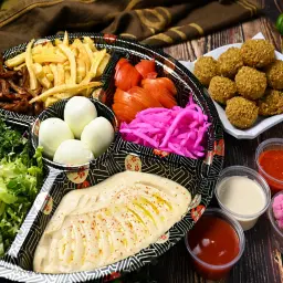 صحن فلافل