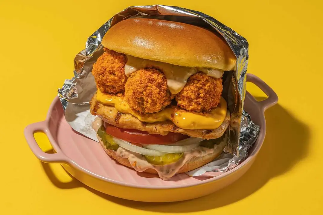 Queen Of Hearts Chicken Burger