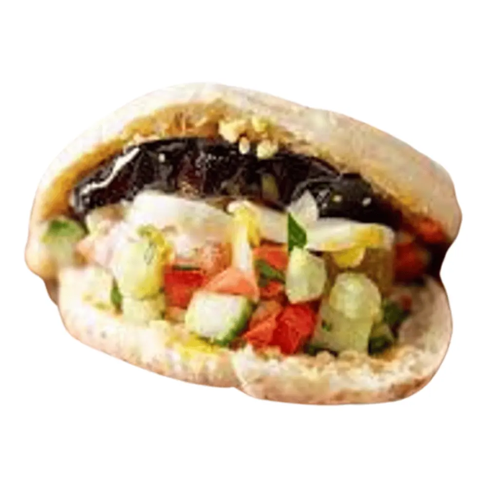 Falafel Double Eggs Hummus Sandwich