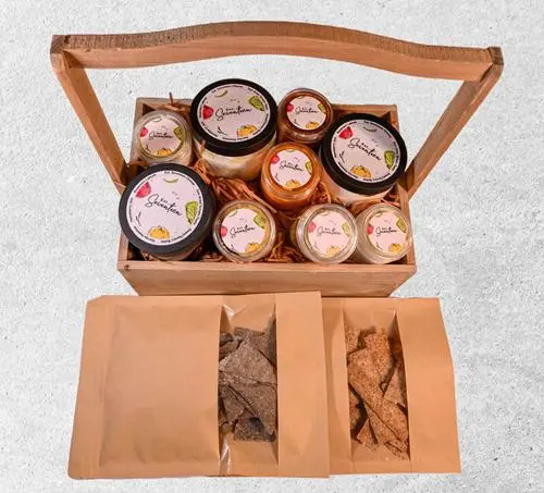 The dips selection