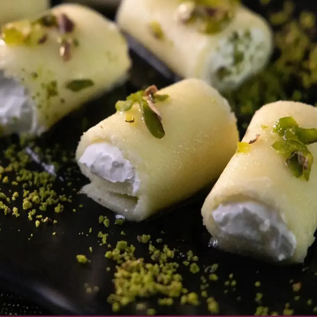 Cheese Halva with Cream
