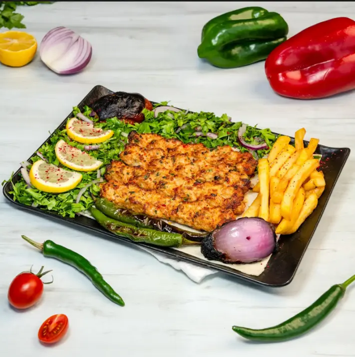Chicken Kebab For One Person