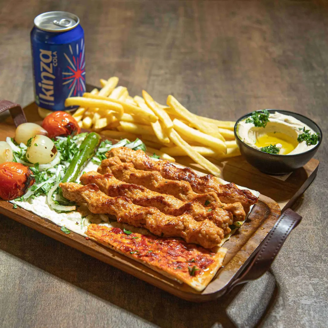 Chicken Kebab for one person Combo