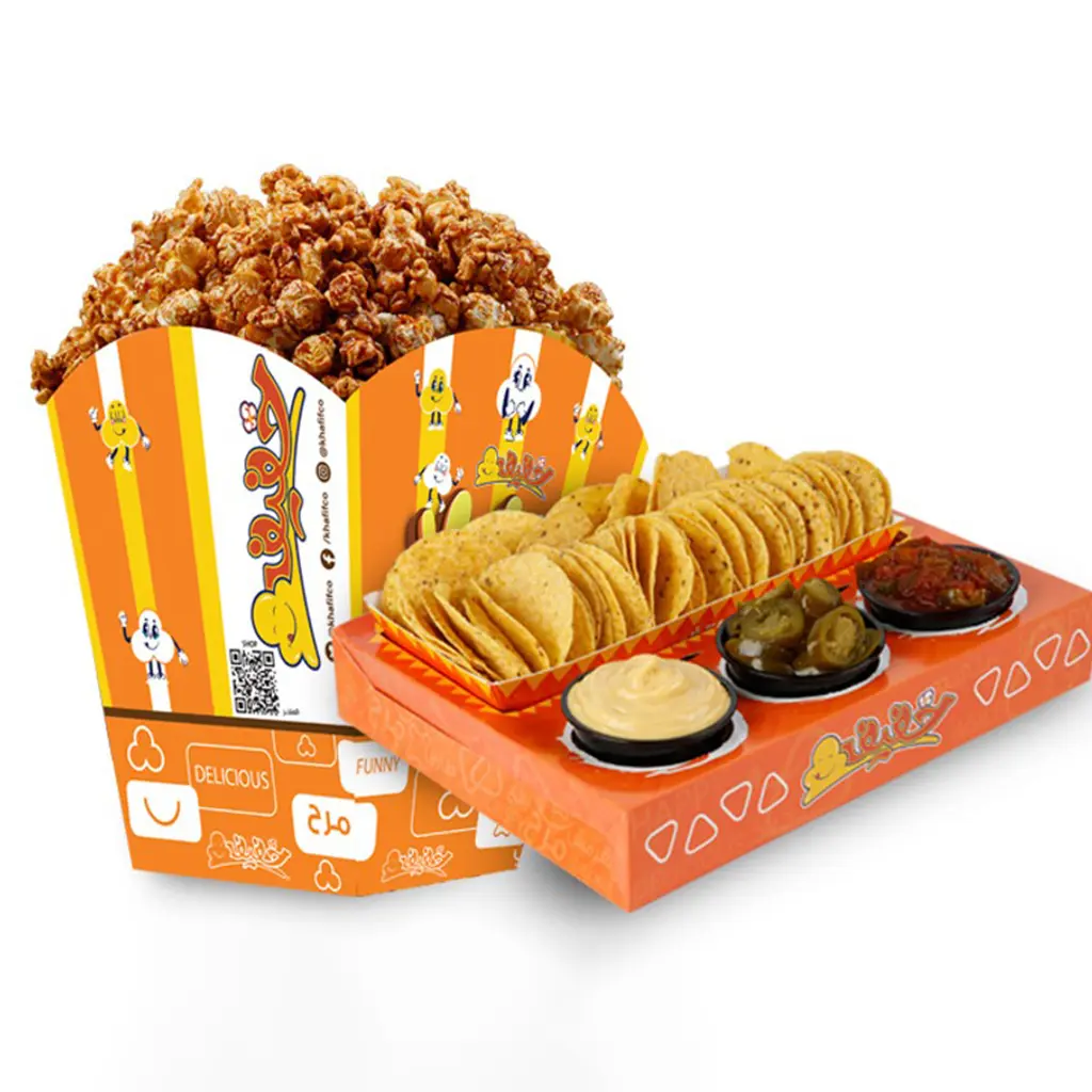 1 Popcorn, 1 Nachos