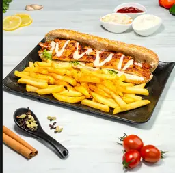 ساندوتش ستيك دجاج