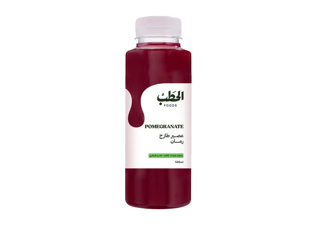 الحطب عصير رمان 500مل