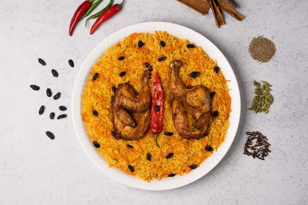 حبه دجاج فرن - رز بخاري