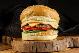 Beef burger sandwich