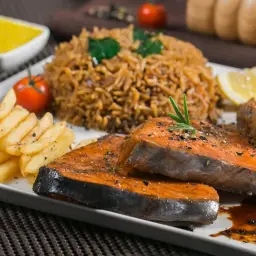 Narrow-Barred Spanish Mackerel Fillet with Red Sauce