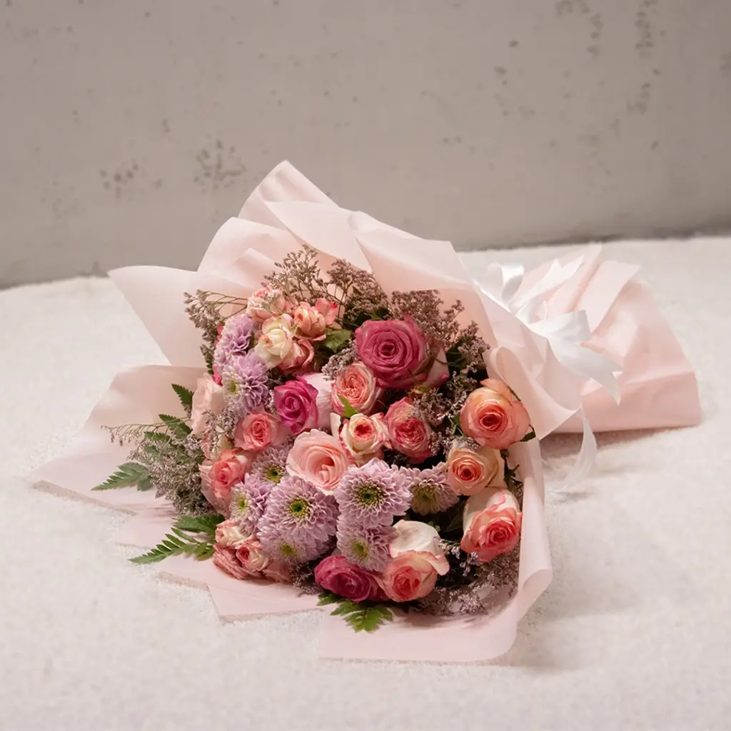 Round Pink Bouquet