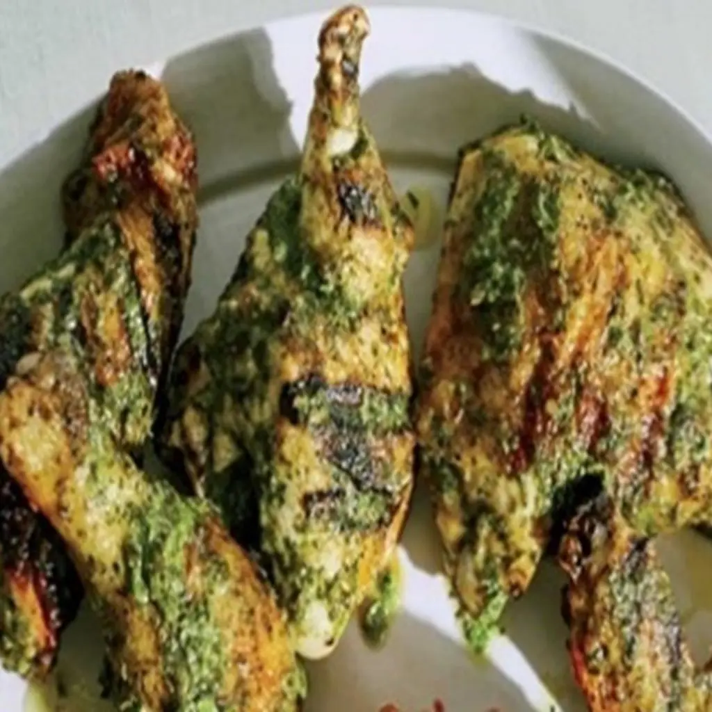 Chicken Green Tikka Leg Piece