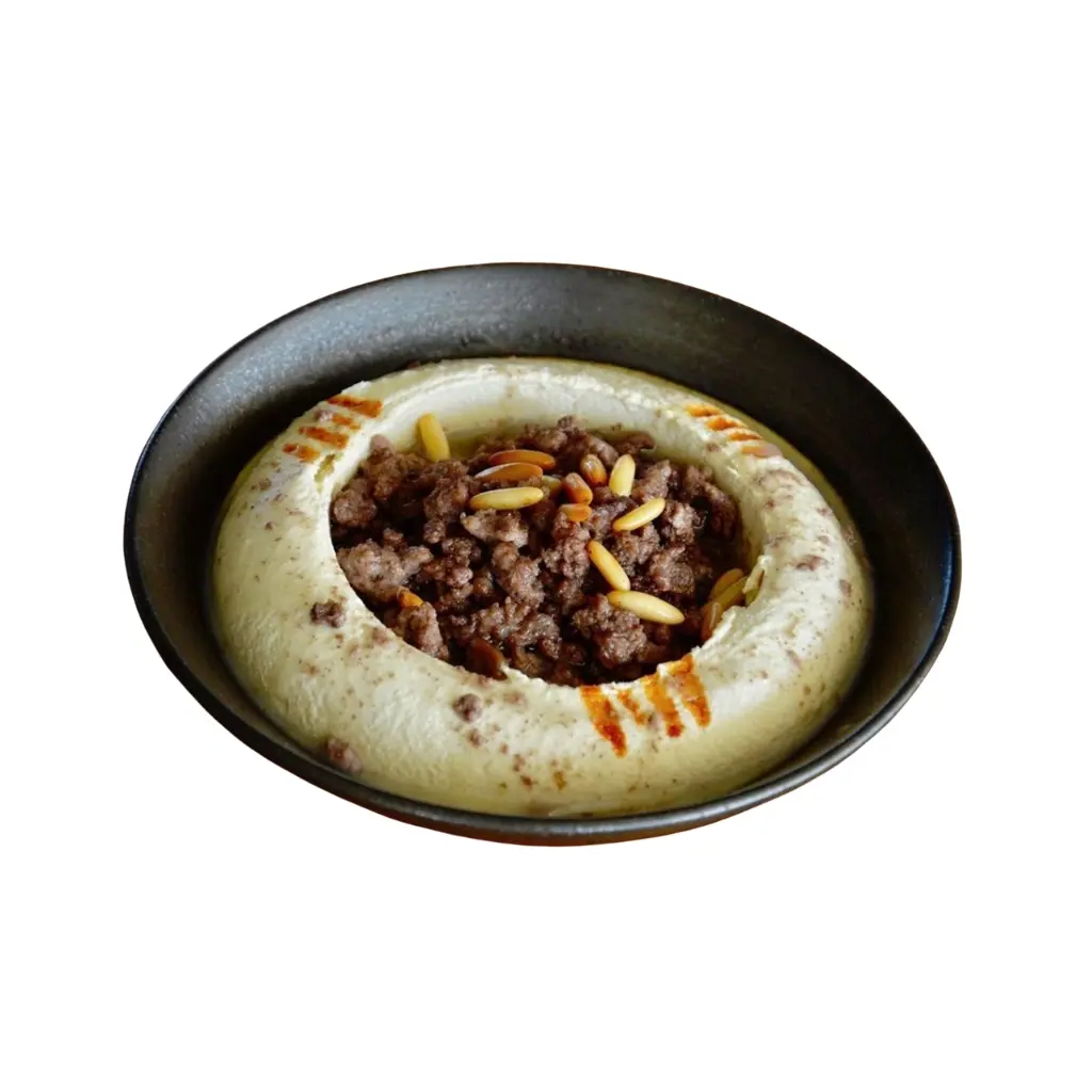 Meat with Hummus Plate