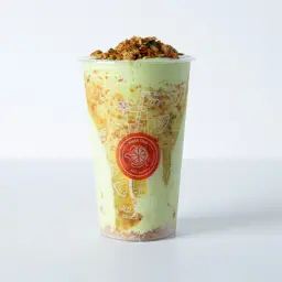 Avocado with Honey and Nuts Juice