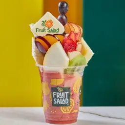 Diet Cocktail with Fruit Pieces