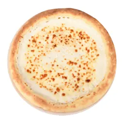 بيتزا جبنة سائلة