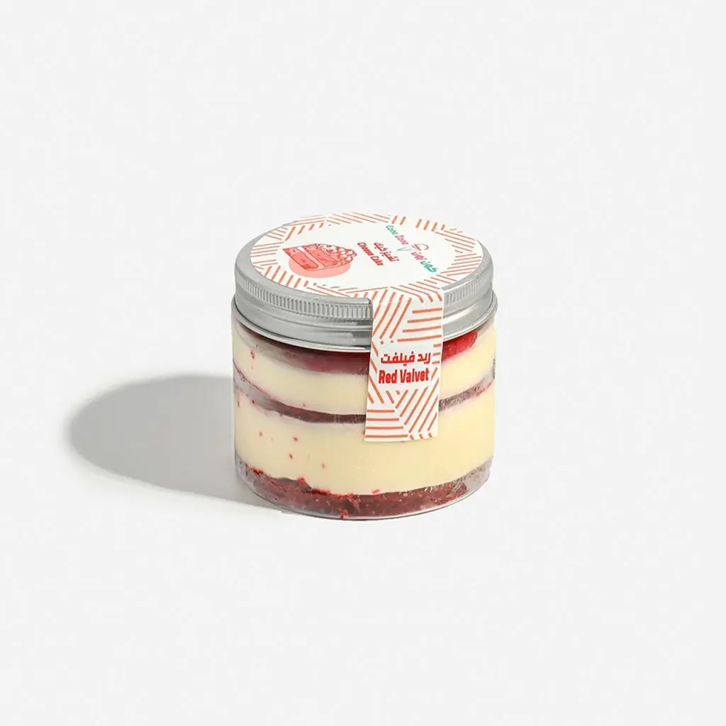 Red Velvet Cheesecake Jar