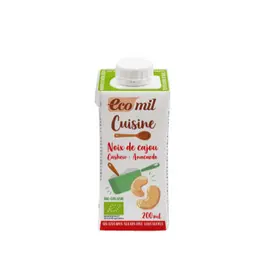 Ecomil Cuisine Cashew Sugar Free Bio 200ml