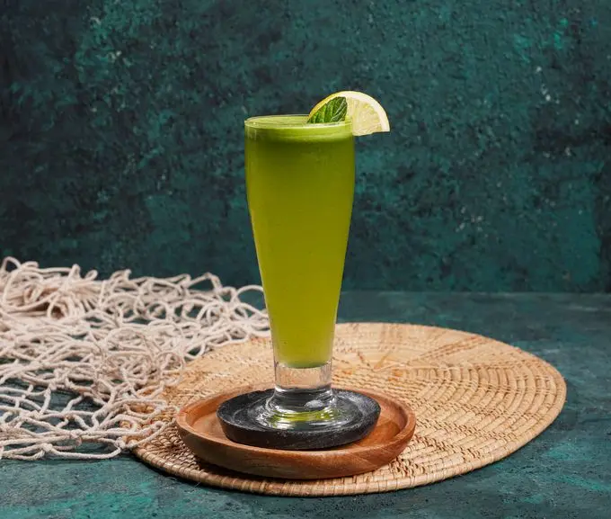 Lemon with mint