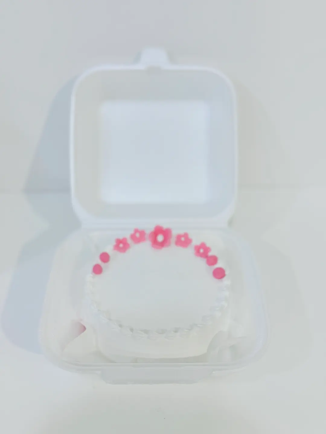 Pink Flower Lunch Box