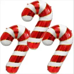 بالون حلاوة حلزونية حمراء مع الهيليوم
