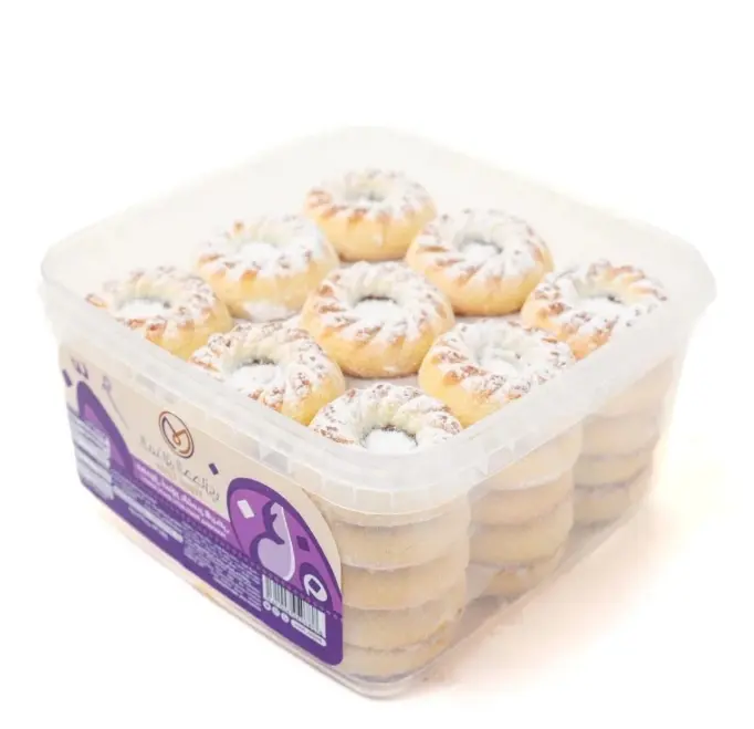Hijazi relish maamoul with powdered sugar