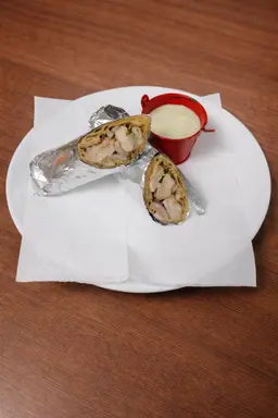 Chicken Malai Boti Barbecue Roll