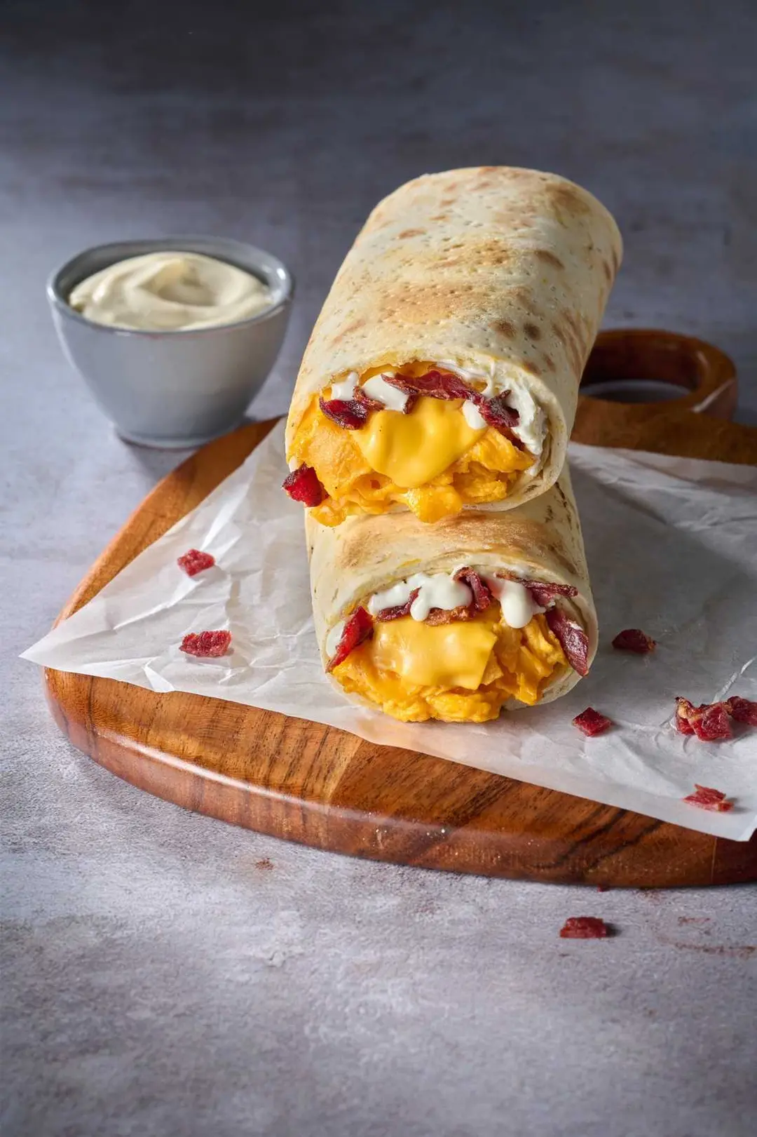 Bacon, egg and cheese Wrap