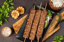 Meat Kebab Dish With Fries
